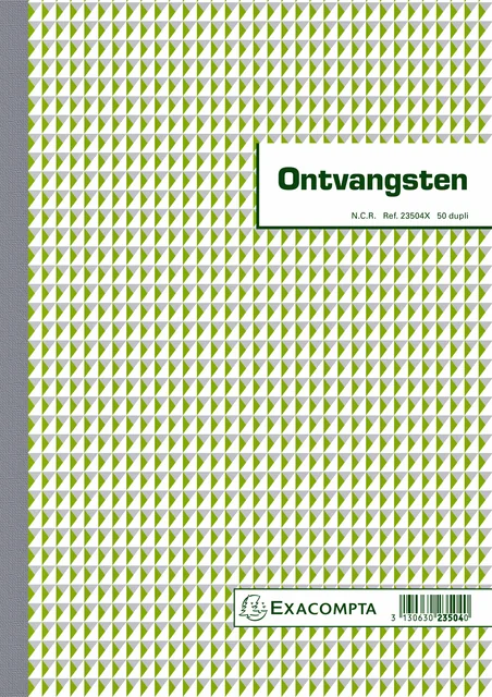 Kasboek Exacompta Manifold ontvangsten dupli 50vel NL