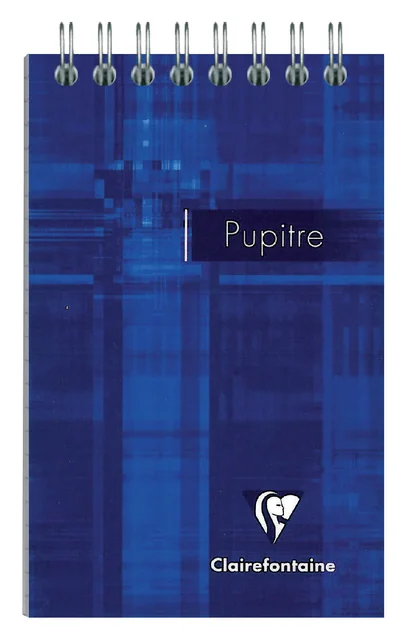Notitieboek Clairefontaine Puptire 75x120mm spiraal lijn