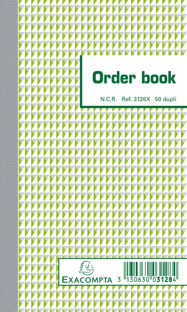 Orderboek Exacompta 175x105mm 50x2vel