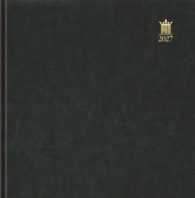 Agenda 2027 Ryam Carré Mundior 7dagen/2pagina's zwart