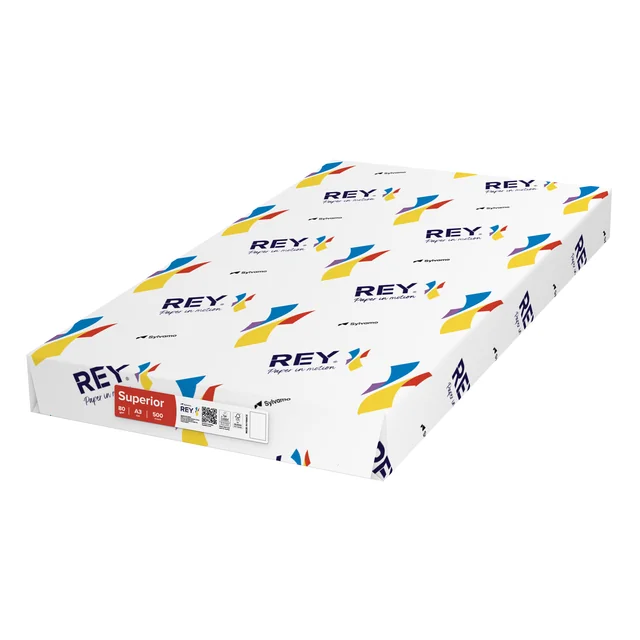 Kopieerpapier Rey Superior A3 80gr wit 500 vel