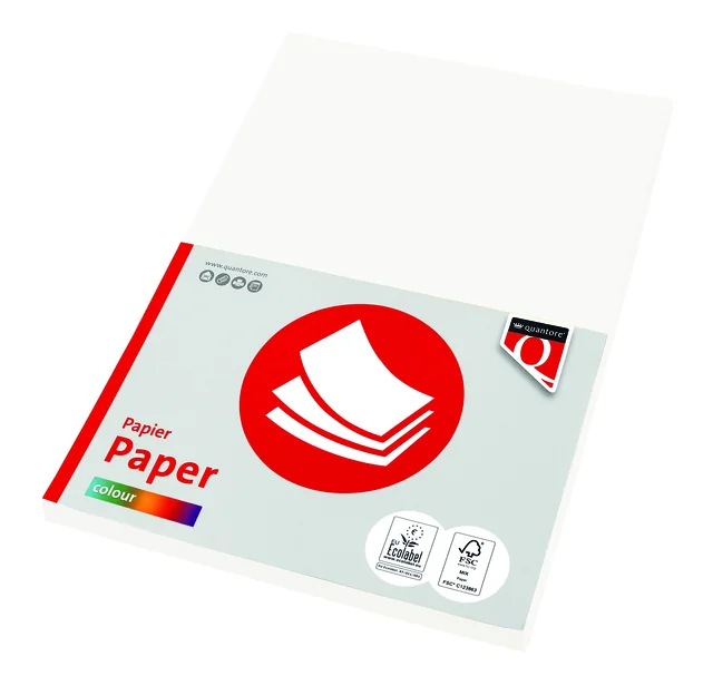 Kopieerpapier Quantore Colour A4 160gr wit 50vel