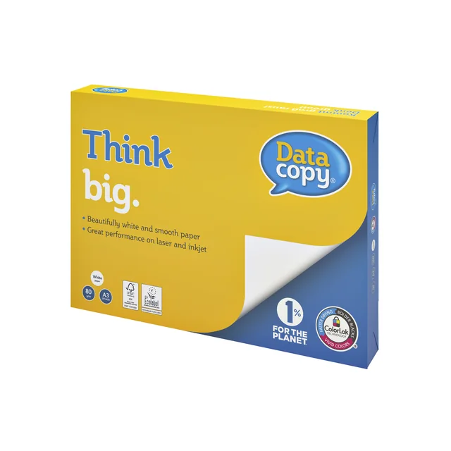 Kopieerpapier Datacopy A3 80gr wit 500 vel