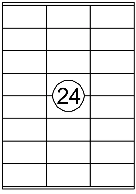 Etiket Quantore 70x36mm 2400 stuks