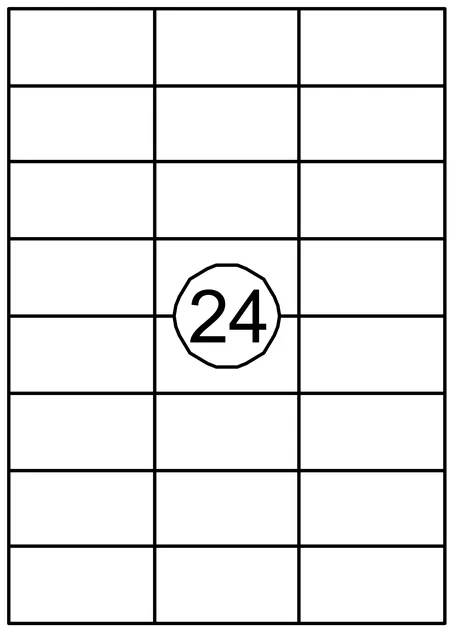 Etiket Quantore 70x37mm 360 stuks
