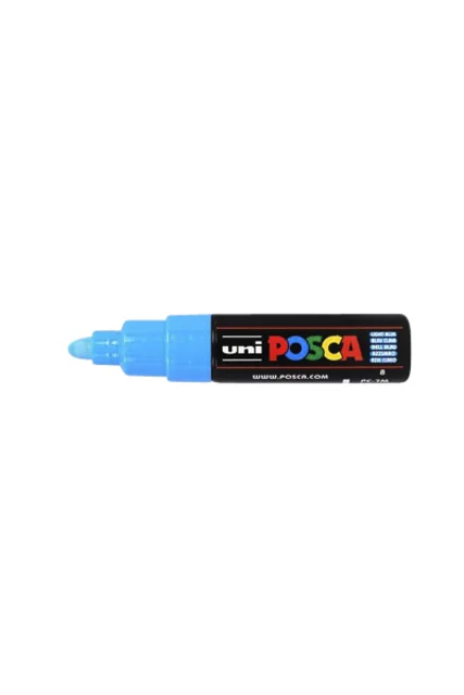 Paintmarker Uni POSCA PC7M breed lichtblauw