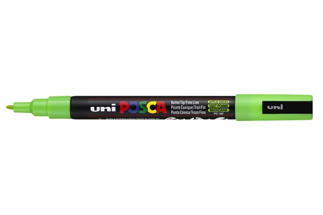 Paintmarker Uni POSCA PC3M fijn appelgroen