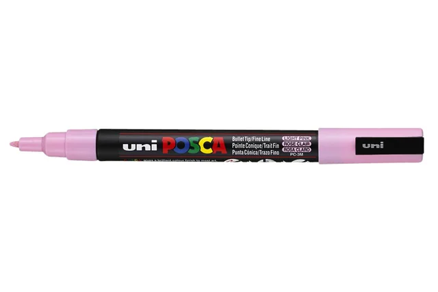 Paintmarker Uni POSCA PC3M fijn lichtroze