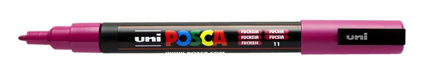 Paintmarker Uni POSCA PC3M fijn fuchsia