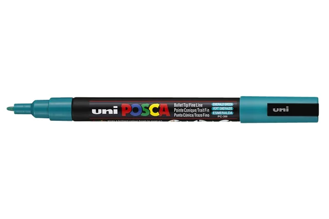 Paintmarker Uni POSCA PC3M fijn smaragdgroen