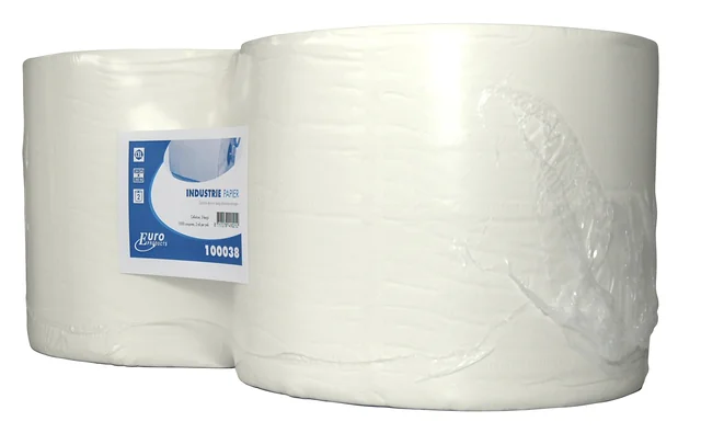 Poetspapier Euro Products M1-V1 2-laags 1000 vel wit 100038