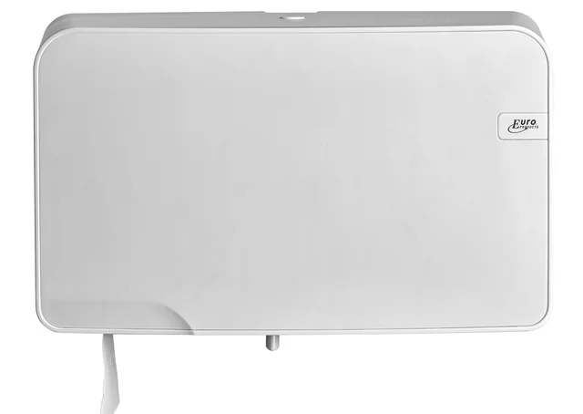 Toiletpapierdispenser Quartzline Q5 jumbo klein duo wit 441007