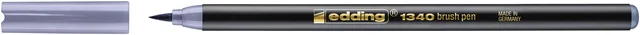 Brushpen edding 1340 zilvergrijs