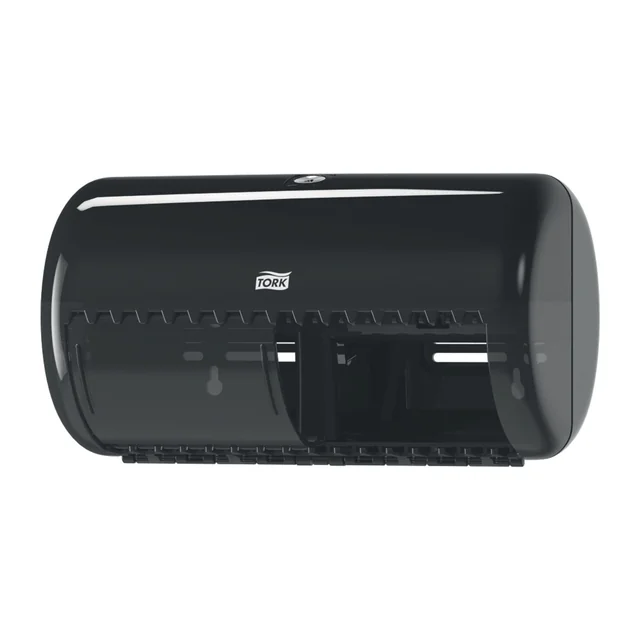 Toiletpapierdispenser Tork T4 Elevation duo zwart 557008