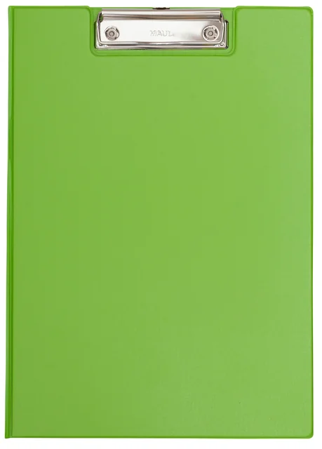 Klembordmap MAUL A4 staand met penlus PVC neon groen