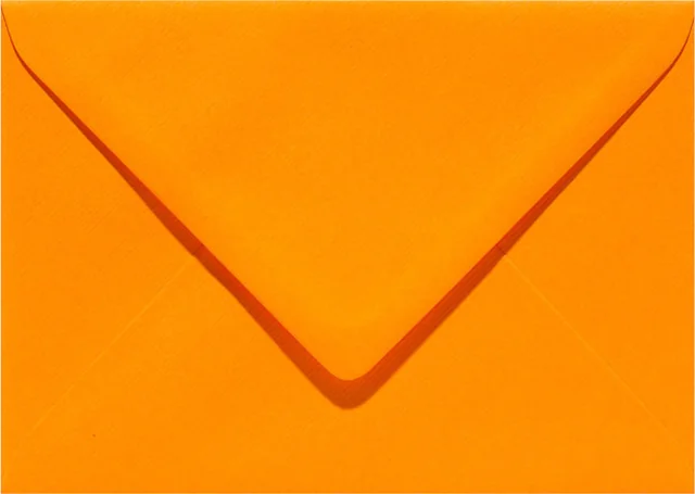 Envelop Papicolor EA5 156x220mm oranje pak à 6 stuks