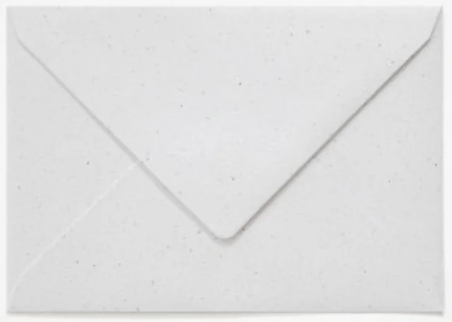 Envelop Papicolor EA5 156x220mm recycled kraft wit pak à 6 stuks