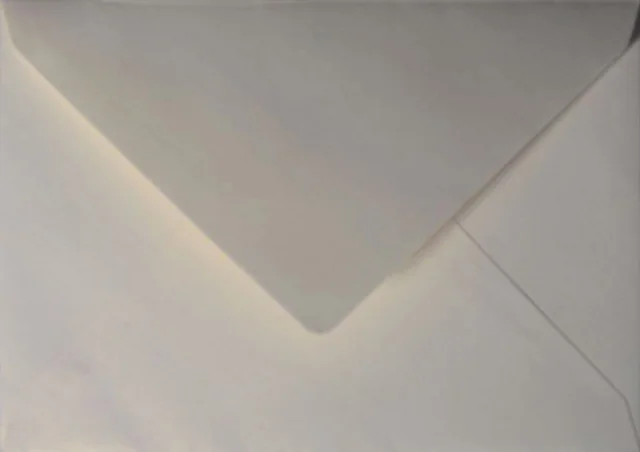 Envelop Papicolor EA5 156x220mm metallic ivoor pak à 6 stuks