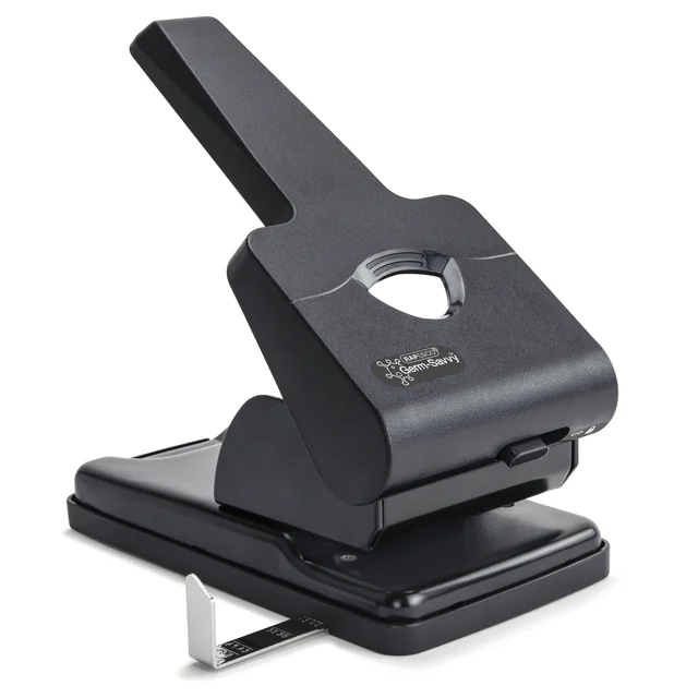 Perforator Rapesco Germ-Savvy Heavy Duty HD865-P antibacterieel 2-gaats zwart