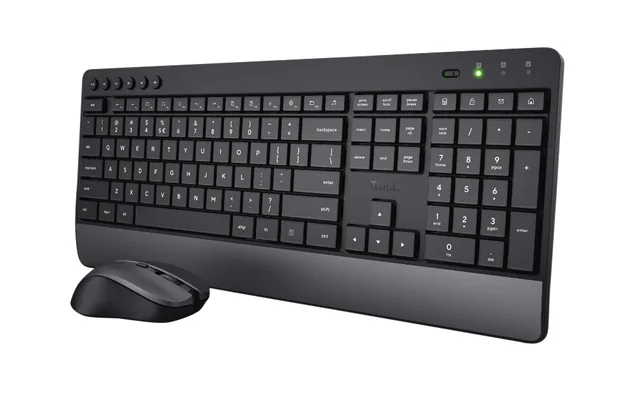 Toetsenbord Trezo Eco Comfort + muis QWERTY zwart