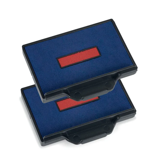 Stempelkussen Trodat Professional 6/56/2 2 stuks blauw en rood