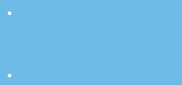 Scheidingsstrook Qbasic 240x105mm 50 stuks blauw