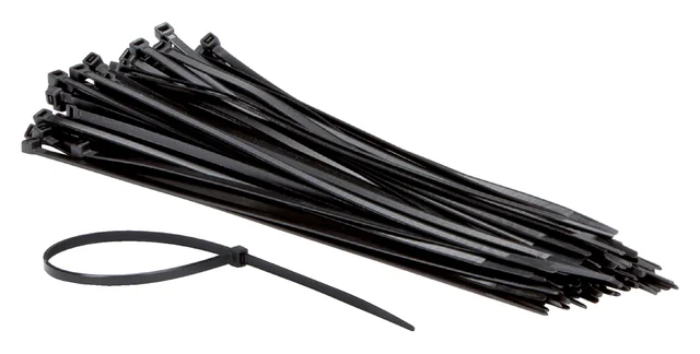 Kabelbinders IEZZY nylon 4.8x300mm D 81mm zwart 100 stuks