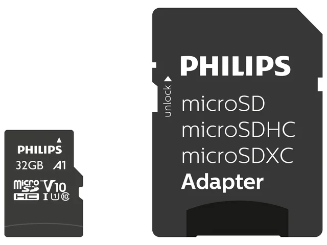Geheugenkaart Philips Ultra Speed MicroSDHC Class 10 UHS-I U1 32GB