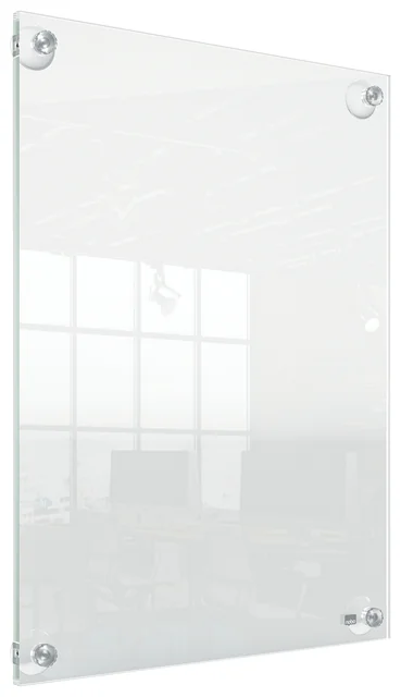 Infobord Nobo Premium Plus A3 acryl wand verplaatsbaar