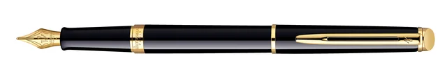 Vulpen Waterman Hémisphère black lacquer GT medium