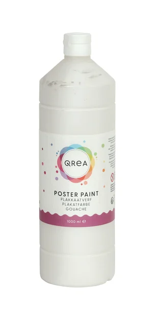 Plakkaatverf Qrea wit 1000ml