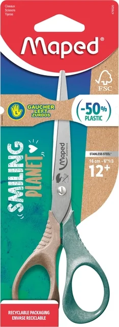 Schaar Maped Smiling Planet linkshandig16cm