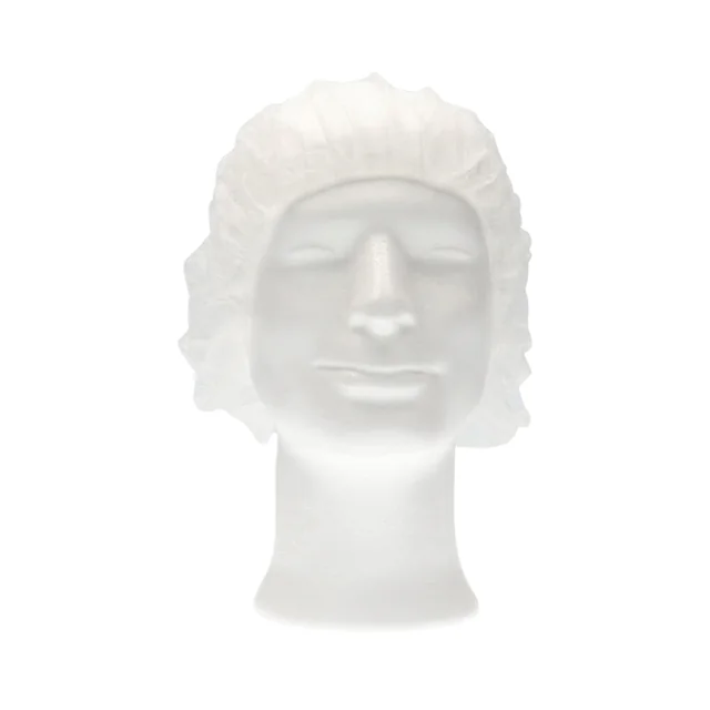 Haarnet CMT bouffant non-woven M 50cm PP wit 100 stuks