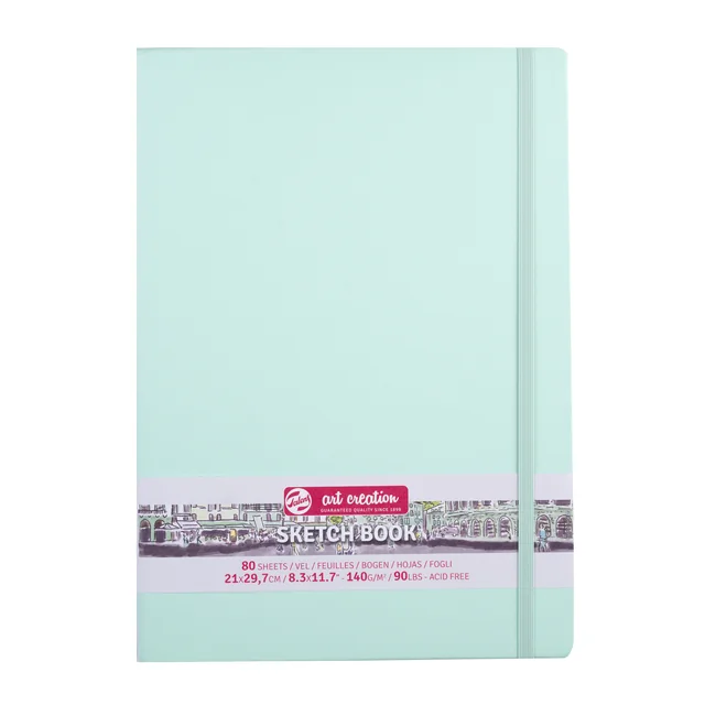 Schetsboek Talens Art Creation 80 vel 140gr 210x297mm frisse munt