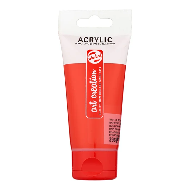 Acrylverf Talens Art Creation 396 middel naftolrood tube à 75ml