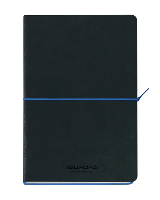 Notitieboek Aurora Tesoro A5 192blz lijn 80gr blauw
