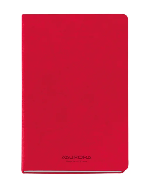 Notitieboek Aurora Capri A5 192blz lijn 80gr rood