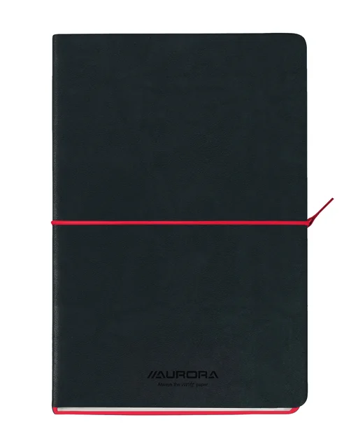 Notitieboek Aurora Tesoro A5 192blz lijn 80gr rood