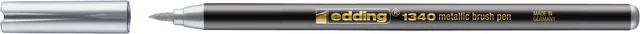Brushpen edding 1340 metallic zilver