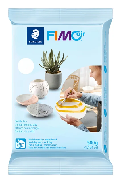 Boetseerklei Staedtler Fimo air 8100 500 gram wit