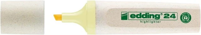Markeerstift edding 24 EcoLine pastel geel
