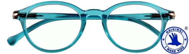 Leesbril I Need You +2.00 dpt Tropic turquoise
