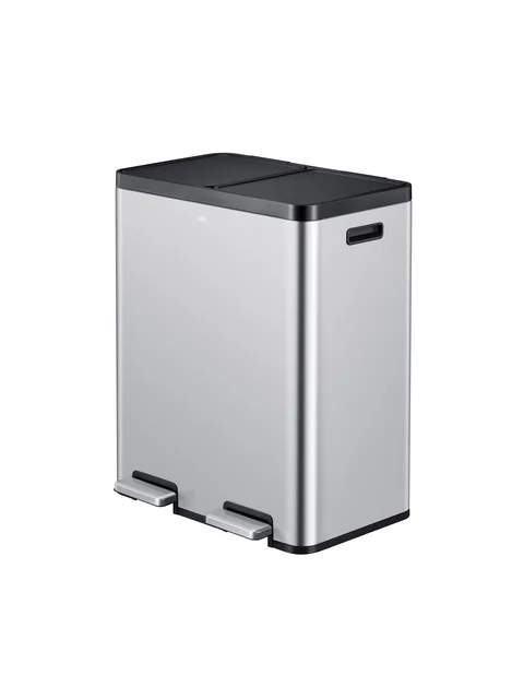 Pedaalemmer EKO Essential Recycler 2x30 liter rvs