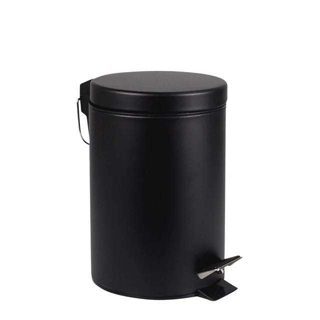 Pedaalemmer BRASQ 12 liter zwart