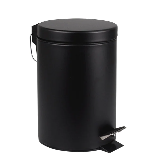 Pedaalemmer BRASQ 20 liter zwart