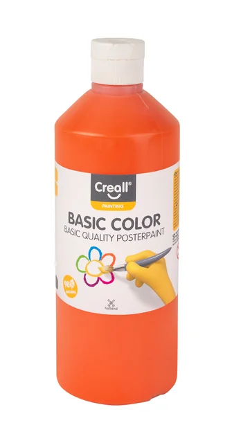 Plakkaatverf Creall basic oranje 500ml