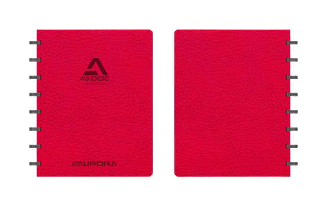 Schrift Adoc Business A5 lijn 144 pagina's 90gr rood