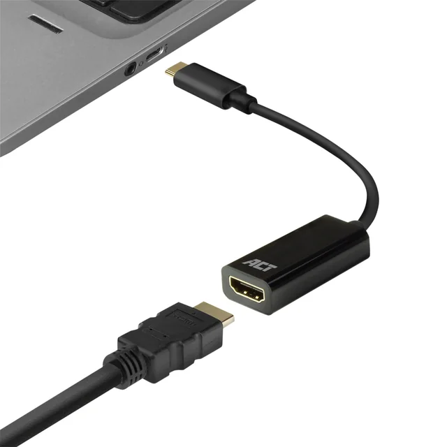 Adapter ACT USB-C naar HDMI 4K 30Hz 0.15 meter