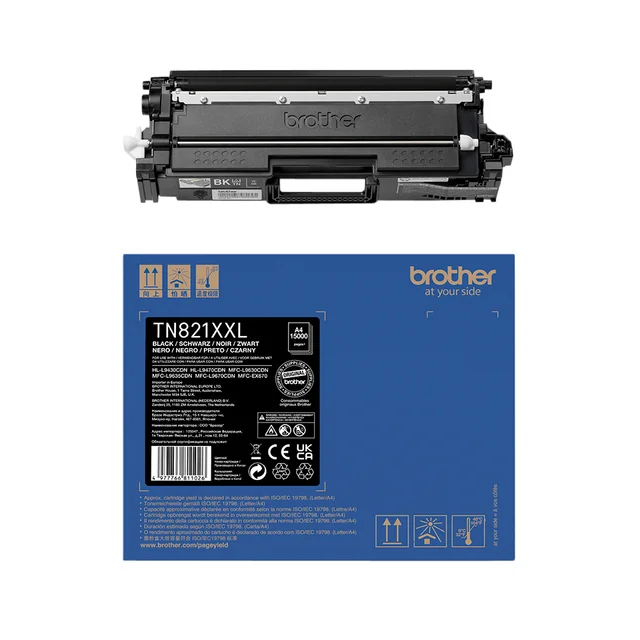 Toner Brother TN-821XXLBK zwart
