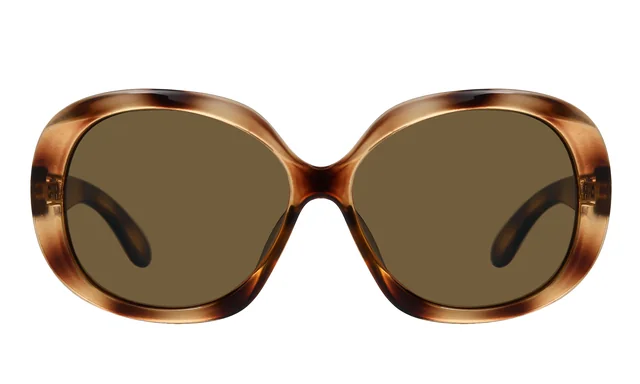 Zonnebril Montana met bruin gepolariseerd glas glans demi